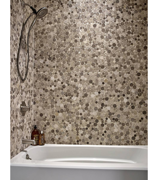  Serenity stone pebble polished Backsplash Artistic 